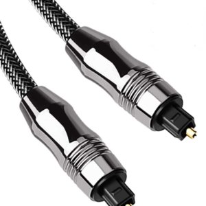 1M Master Gold Optical TOSLINK Digital Audio Cable - Suitable for PS5 PS5 PS3, XBox, Sky, Sky HD, LCD, LED, Plasma, Blu-ray, Home Cinema Systems, AV Amps