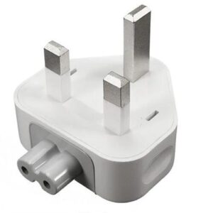 UK 3 Pin Power Plug Duckhead for All Types of Macbook Power Charger USB-C Power Adapters, MagSafe and MagSafe 2 Power Adapters