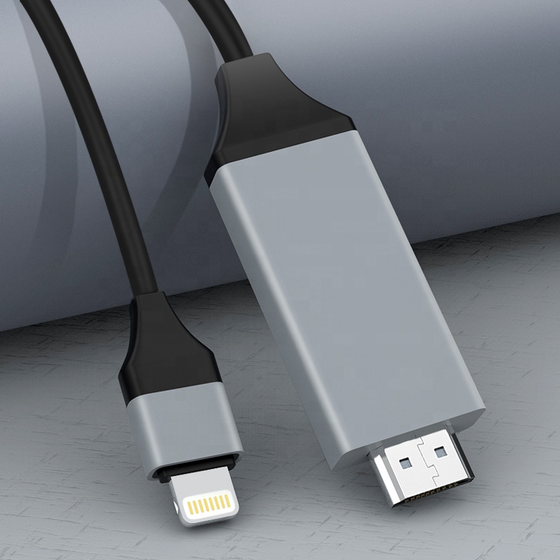 Upgraded] Lightning to HDMI Adapter, Apple MFi Certified 1080P